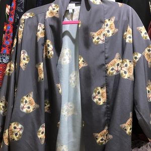 ModCloth Bea & Dot cat kimono